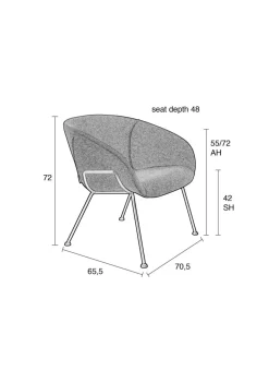 Zuiver Stühle|Sessel Feston