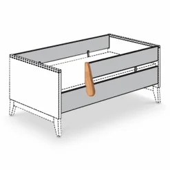 Kinder Paidi Babybetten|Babybetten|Sicherheits-Set