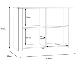 FORTE Kommoden|Sideboard Bohol