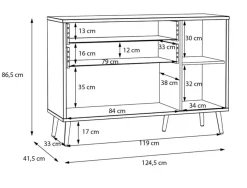 FORTE Kommoden|Sideboard Harllson