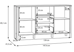 Outlet Sideboard Saitama Kommoden