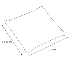 Gartenstuhl-Auflagen|Sitzkissen Daisys 2er-Set