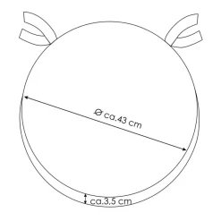 Gartenstuhl-Auflagen|Sitzkissen Daisys 2er-Set