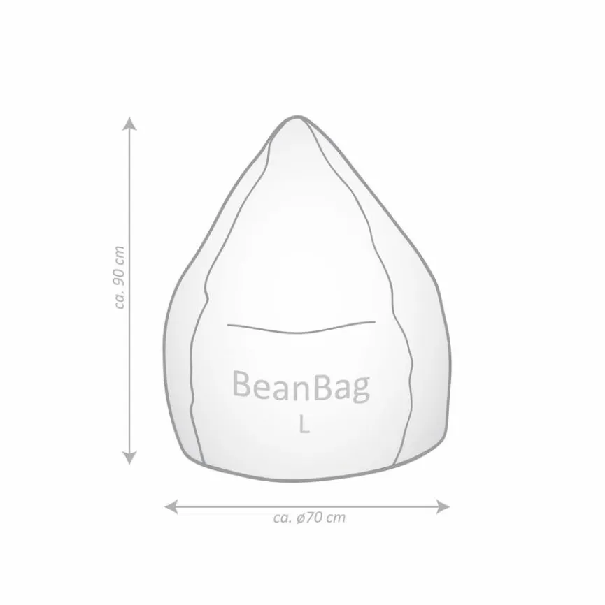 Kinder Sitting Point Sitzsack Beanbag fluffy hearts