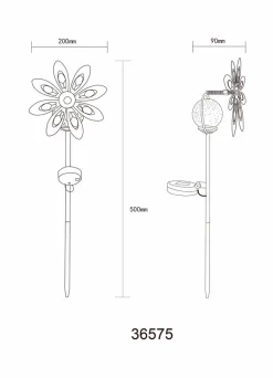 Globo Led-Solarleuchten|Led-Solarleuchten|Solar-Erdspieß null