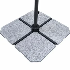 Clearance Sonnenschirmständerplatten Granit 25 kg Schirmständer