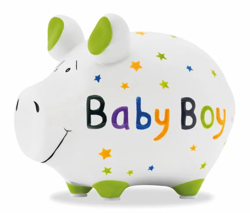 Spardose Baby Boy 12,5 x 9 cm