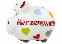 Dekodosen|Spardose Herzenswunsch 12,5 x 9 cm