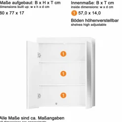 trendteam Spiegelschränke|Spiegelschrank Amanda