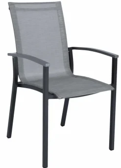 Stern Balkonstühle|Gartenstühle|Stapelstuhl Evoee, Textilen/Alu