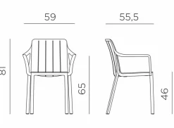 Nardi Gartenstühle|Stapelstuhl Tiberina