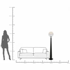 KARE DESIGN Stehlampe Disco Ball