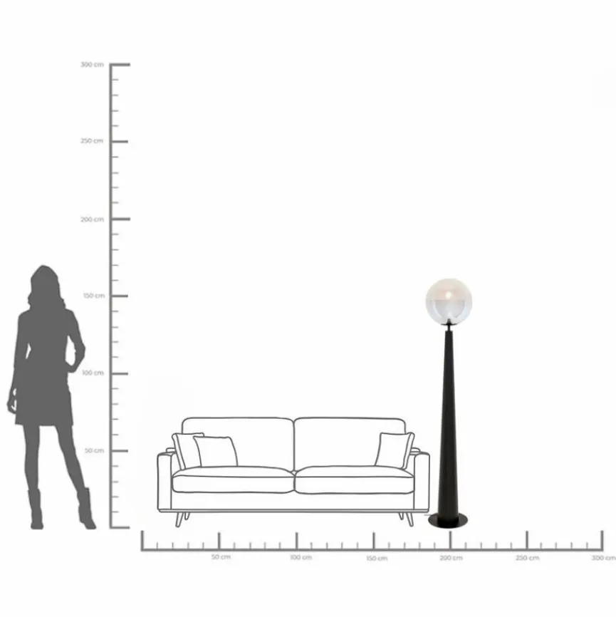 KARE DESIGN Stehlampe Disco Ball