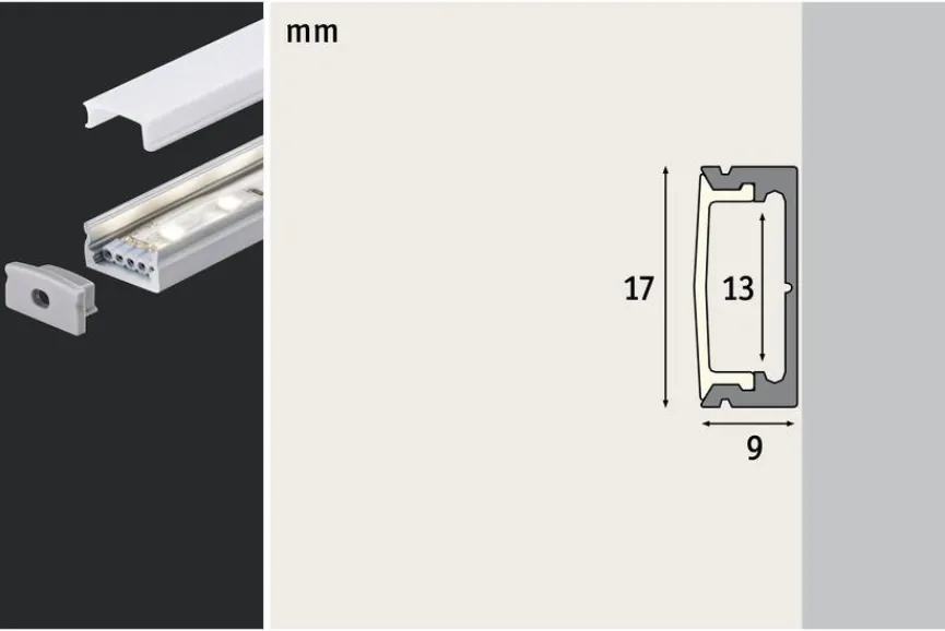 Paulmann Zubehör|Led-Stripes & Lichterketten|Strip-Profil Base