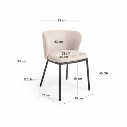 Kave Home Stühle|Stuhl Ciselia