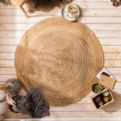 Teppich Jute ø 130 cm