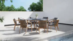 Clearance Tisch ø 159 cm Kanto Gartentische