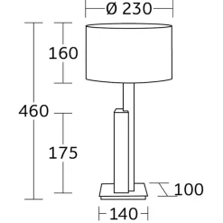 Buschwerk Tischlampen|Tischleuchte Arian