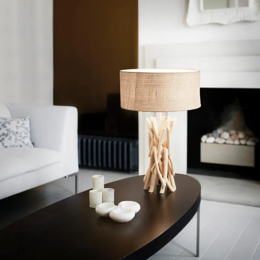 IDEAL LUX Tischleuchte Driftwood
