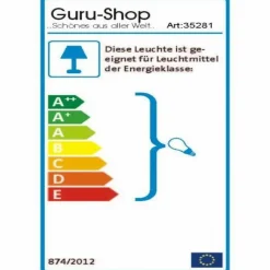 Guru-Shop Tischlampen|Tischleuchte Kuma