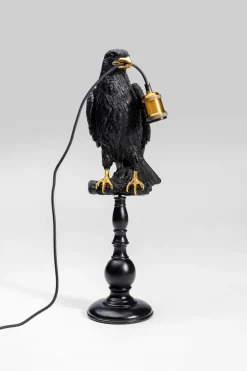 KARE DESIGN Tischleuchte Sitting Crow