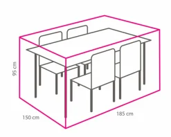 Winza Outdoor Covers Schutzhüllen|Tisch-Schutzhülle 150 x 95 x 185 cm