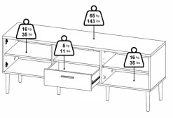 Tvilum TV-Lowboard Media