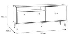 Kinder FORTE Kinderkommoden & -Nachttische|Kinderkommoden & -Nachttische|TV-Lowboard Harllson
