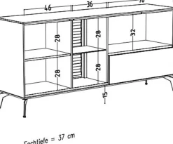 Mäusbacher Kommoden|Kommoden|TV-Lowboard Meran