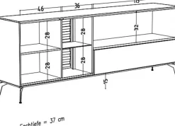 Online TV-Lowboard Meran Kommoden|Kommoden