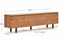 Kave Home TV-Lowboard Uxue