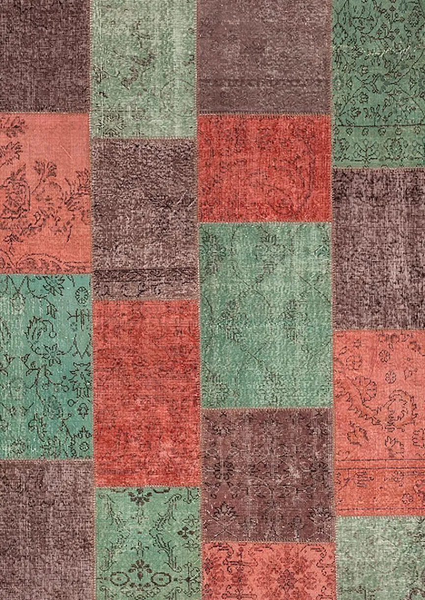 Vintage Teppich Patchwork 170 x 240 cm Vintage Teppiche