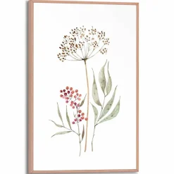 Reinders Wandbild 20 x 30 cm Aqua Flowers