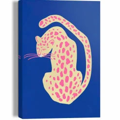 Reinders Wandbild 20 x 30 cm Blue Pink Cat