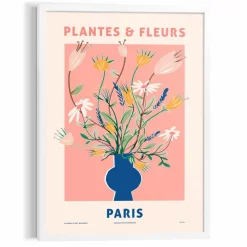 Reinders Bilder Mit Rahmen|Wandbild 50 x 70 cm Blue Vase