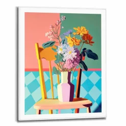 Reinders Wandbild 40 x 50 cm Chechers Floral Chair