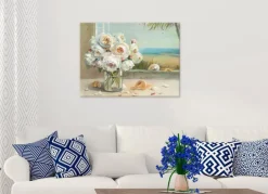 EUROART Wandbild 60 x 80 cm Coastel Rosel