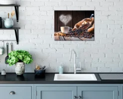 EUROART Bilder Ohne Rahmen|Wandbild 30 x 40 cm Coffee XVI