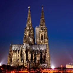 EUROART Bilder Nach Themen|Wandbild 30 x 30 cm Cologne cathedral III