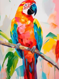 New Wandbild 60 x 80 cm Colourful Par Bilder Mit Rahmen