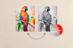 New Wandbild 60 x 80 cm Colourful Par Bilder Mit Rahmen