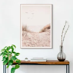 Wandbild 50 x 70 cm Dünenpfad Bilder Mit Rahmen|Bilder Nach Themen