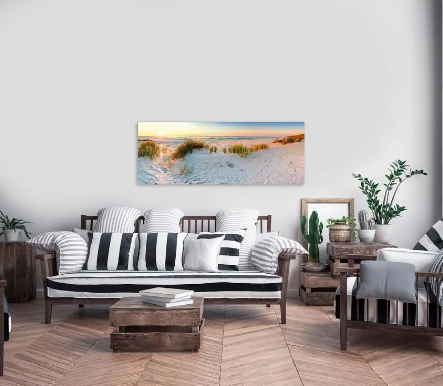 EUROART Bilder Nach Themen|Wandbild 80 x 30 cm Dunes