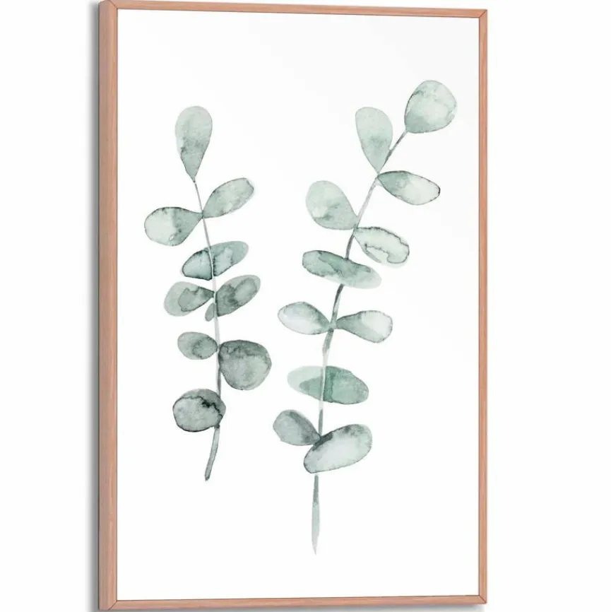 New Wandbild 20 x 30 cm Eucalyptus Strings Bilder Mit Rahmen