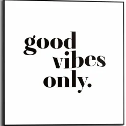 Reinders Bilder Mit Rahmen|Bilder Nach Themen|Wandbild 50 x 50 cm Good Vibes