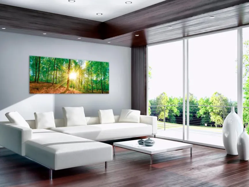EUROART Bilder Nach Themen|Wandbild 55 x 115 cm Green Emotions