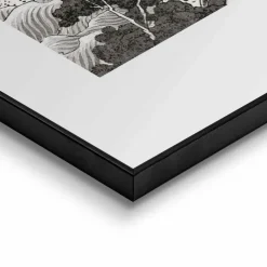 Wandbild 50 x 70 cm Hokusai Art Bilder Mit Rahmen