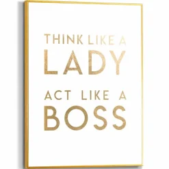 Best Wandbild 30 x 40 cm Lady Boss Bilder Mit Rahmen|Bilder Nach Themen