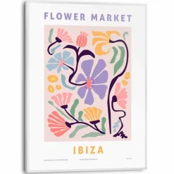 Reinders Bilder Mit Rahmen|Wandbild 30 x 40 cm Madrid Flower Market