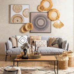 Wandbild 90 x 90 cm Mandala